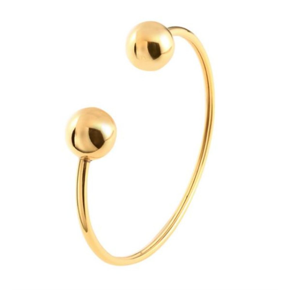 Gold Ball Cuff Bracelet